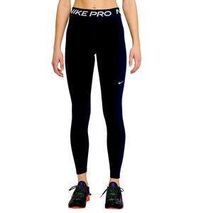 Nike Pro Women’s Mid-Rise Mesh-Paneled Leggings